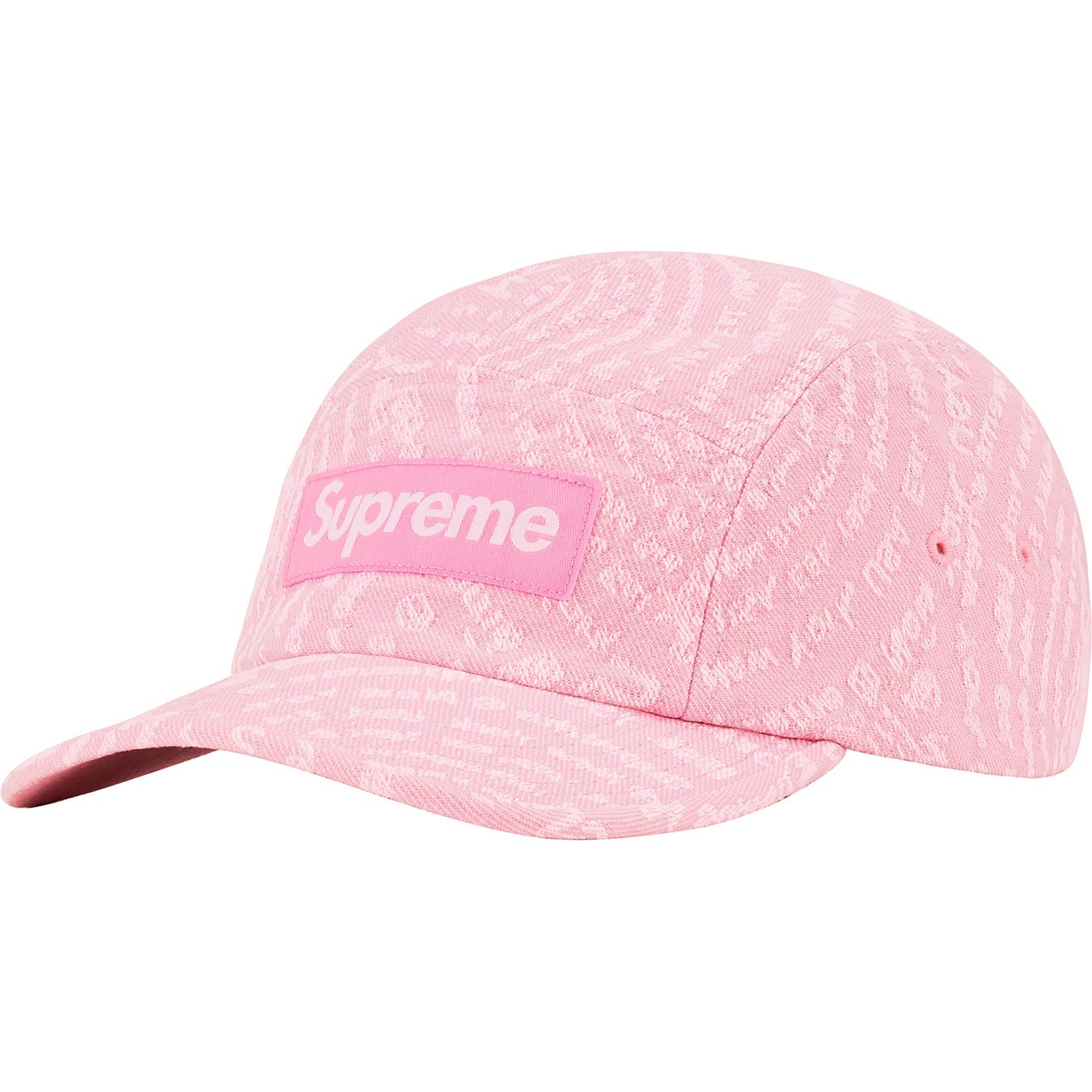 Circles Jacquard Denim Camp Cap view 8